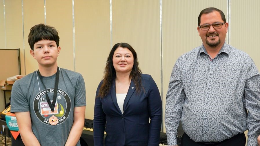This spring, Grade 8 Miskooseepi student Demarcus Boulanger placed gold in the MFNERC and MFNSS Science fair with his project, “This Walking Stick is Batty.” Demarcus designed and crafted a walking st...