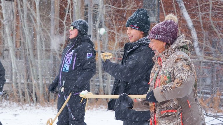 Aki as Teacher winter session introduces indigenous games